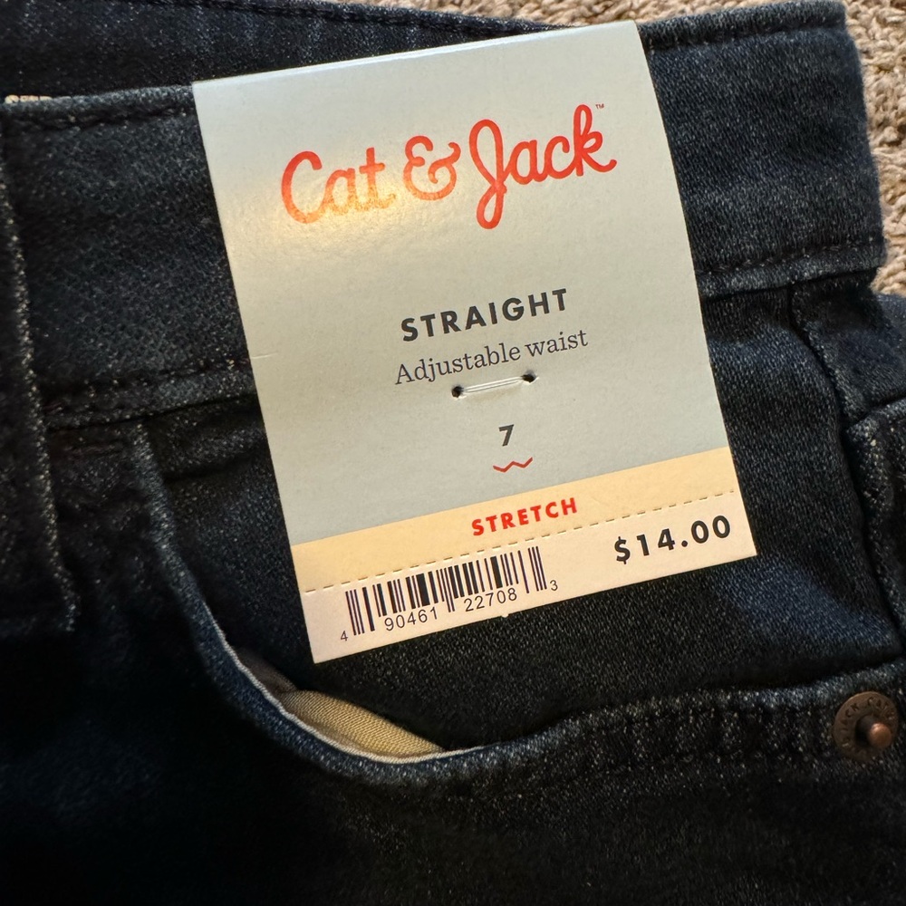 Size 7 boys straight leg jeans